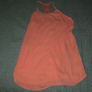 Coral dress